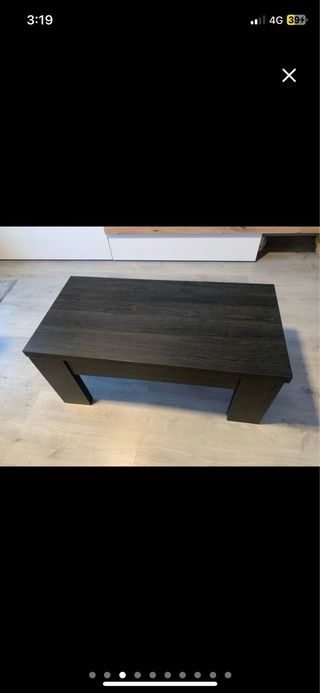 Mesa baja de salon extensible venge