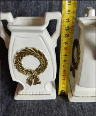 Pareja jarrones antiguos