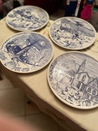 Lotto 4 piatti Ceraminter