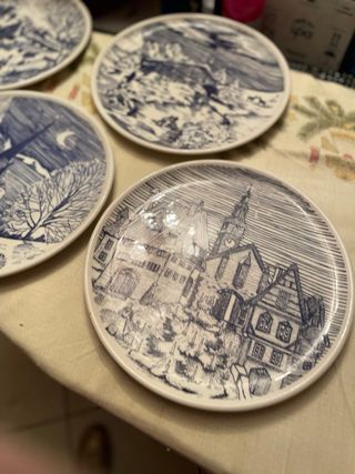 Lotto 4 piatti Ceraminter