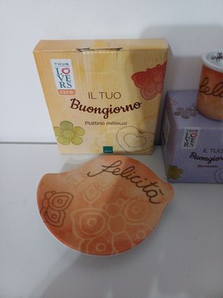 Thun Piattino e Bicchierino FELICITÀ