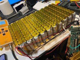 Batería de litio 72v 35ah 32ah celdas panasonic