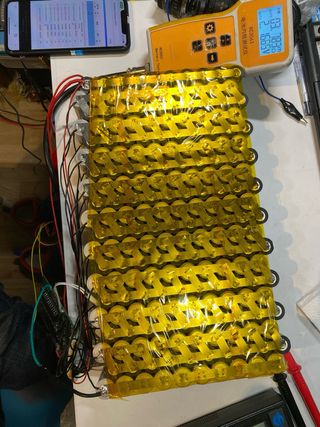 Batería de litio 72v 35ah 32ah celdas panasonic