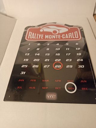 Chapa calendario "Rallye Montecarlo"