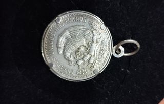 Moneda peso mejicano 1947