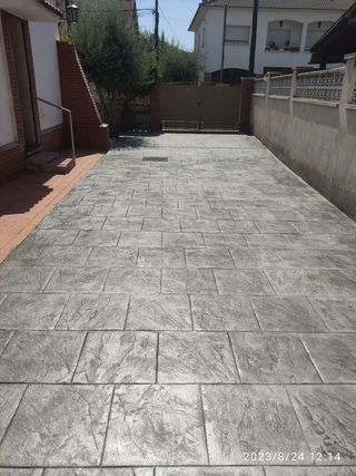Hormigon  impreso 