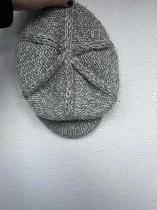 Berretto di lana grigio unisex