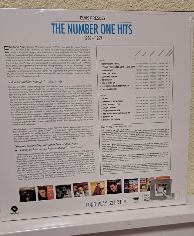 Vinilo Elvis Presley-the number one hits