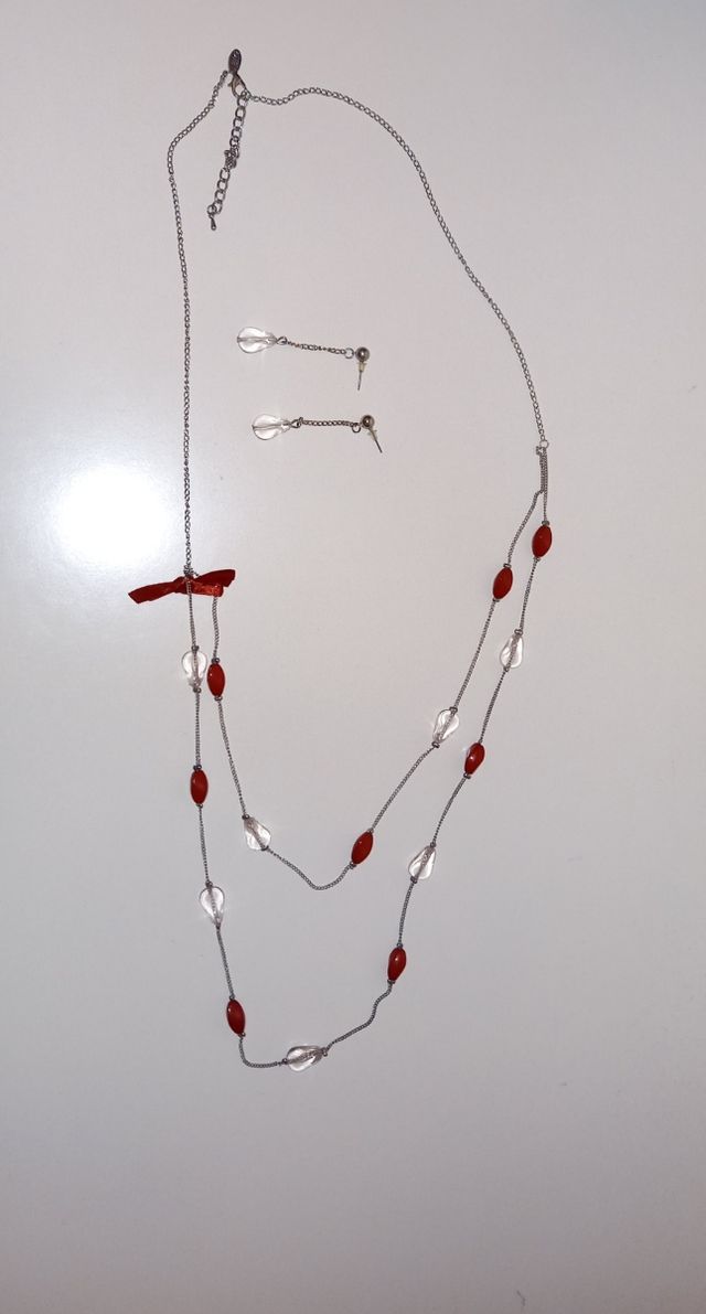 Collana + orecchini bigiotteria