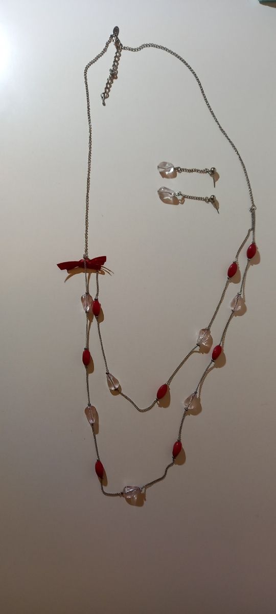 Collana + orecchini bigiotteria