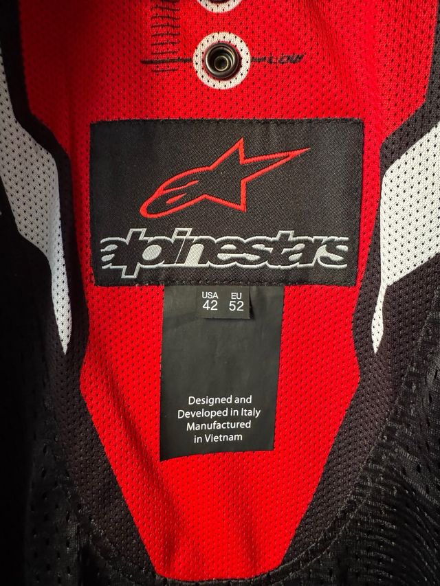 Conjunto Alpinestar cuero