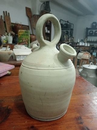 Botijo antiguo. 38 cm. Grande 