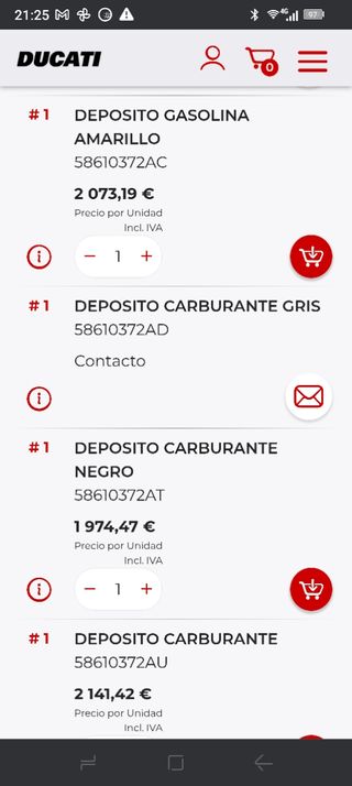 Ducati S4R 2003 deposito