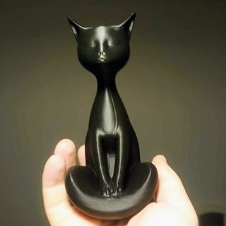 Escultura Gato preto