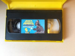 VHS Bart Wars Los Simpson contraatacan