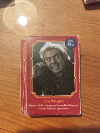 Colección de 66 cartas Harry Potter