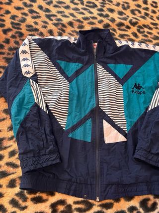 Chaqueta chándal Kappa vintage tactel 80s