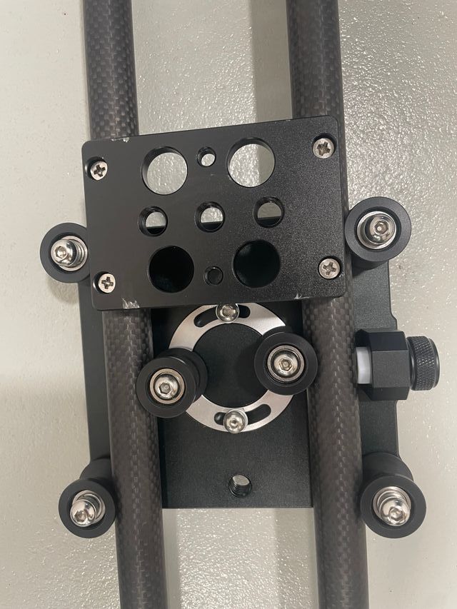 Slider para DSLR.Deslizador de fibra de carbono