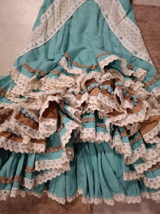 Traje flamenca corto