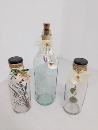 Botellas decorativas