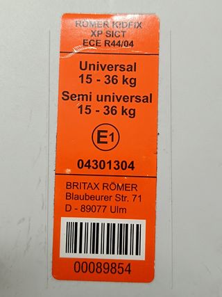 Silla de coche romer kidfix xp sict
