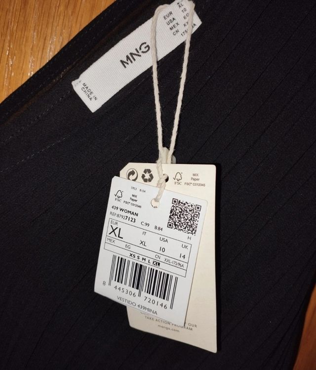 Vestido Tirantes Mango