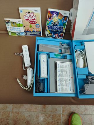 Consola wii con tres juegos