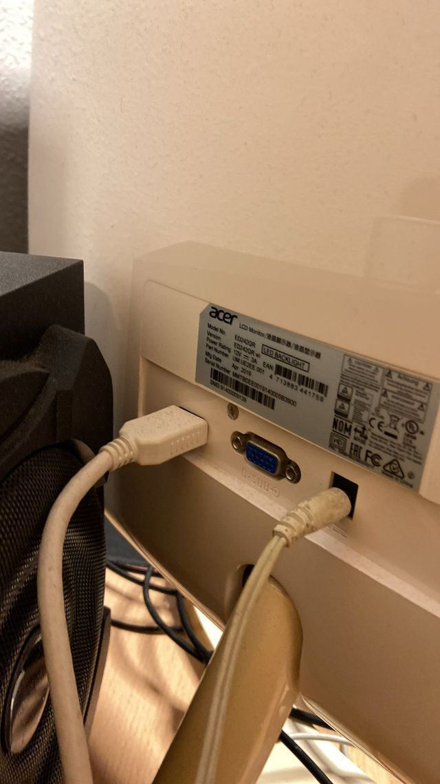 Pantalla Curva ACER 75hz 21"