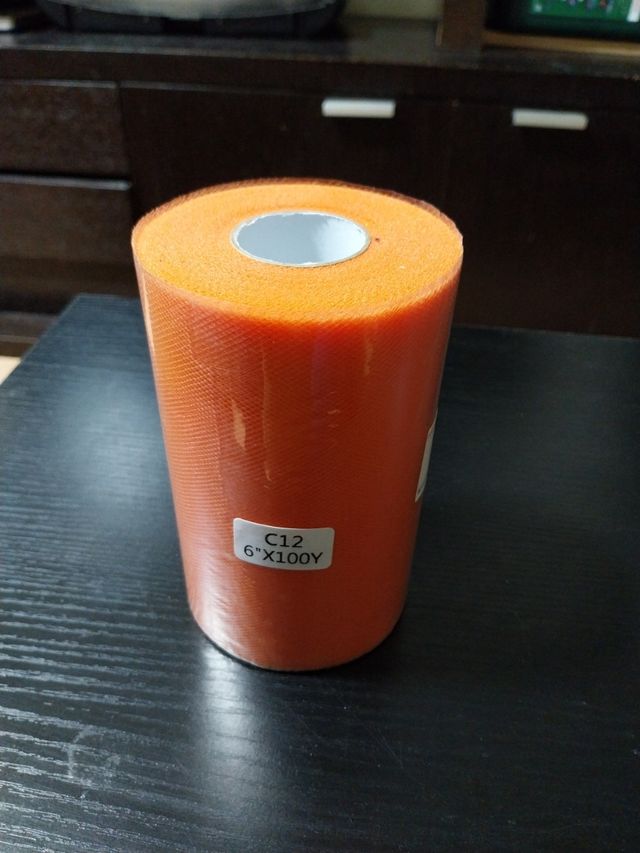 Rollo tul 100 Yardas color Naranja