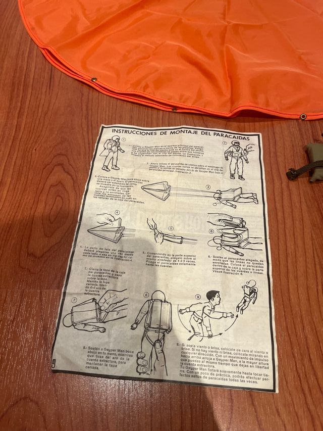 Paracaidas del Geyperman Red Devil