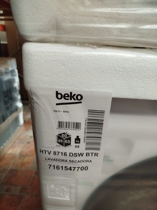 Lavadora secadora marca Beko