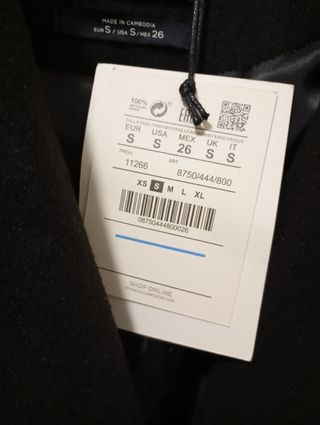 Abrigo oversize Pull and Bear