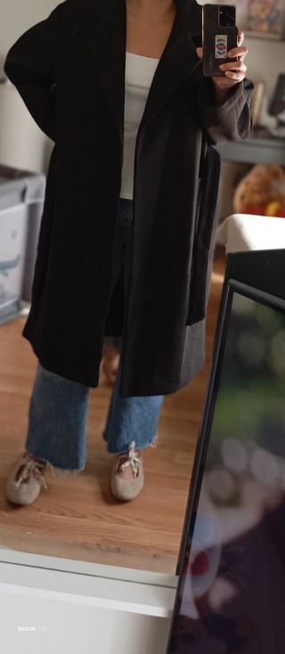 Abrigo oversize Pull and Bear