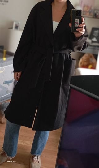 Abrigo oversize Pull and Bear