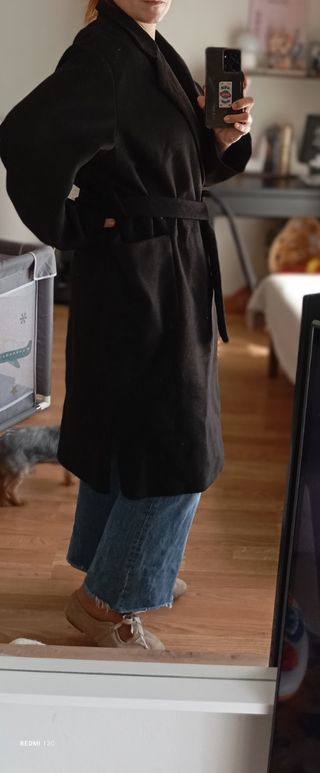Abrigo oversize Pull and Bear