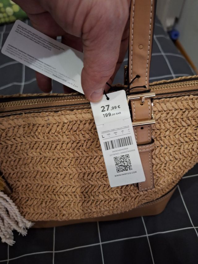 Bolso parfois marrón clarito