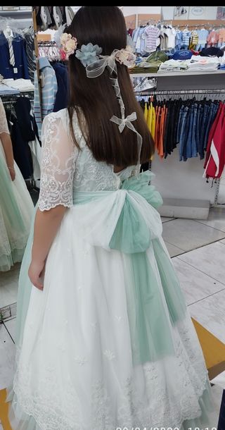 Vestido de comunión niña