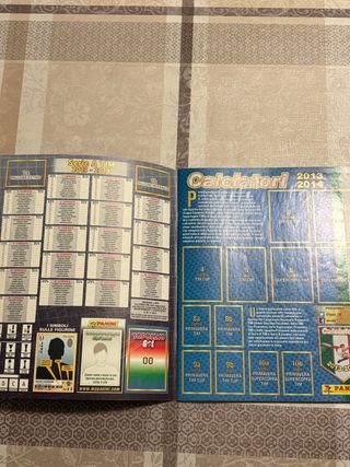 Album calciatori panini 2013-14 e 2005-06