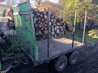 Tractor same con remolque  grua