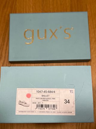 Bailarinas de ante rosa tallas 34 y 37