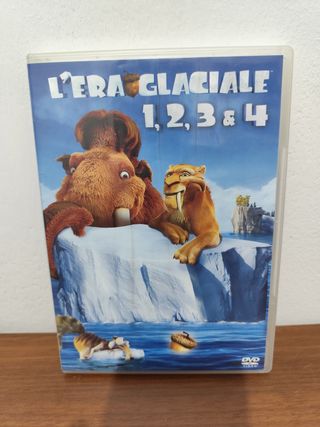 DVD l'era glaciale 1-2-3-4.