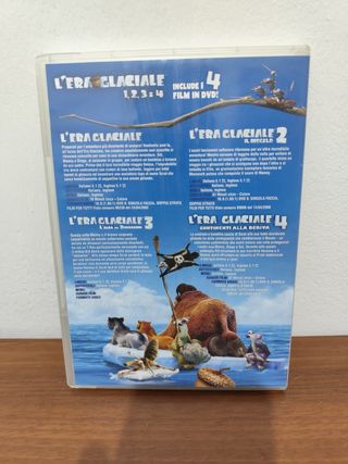 DVD l'era glaciale 1-2-3-4.