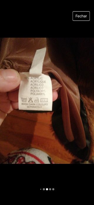 Casaco pêlo, XL, Eva Rosa. 