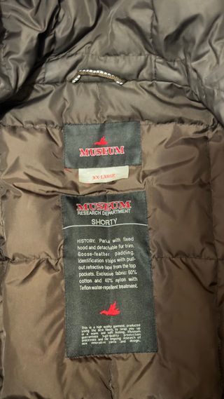 Parka museum piumino