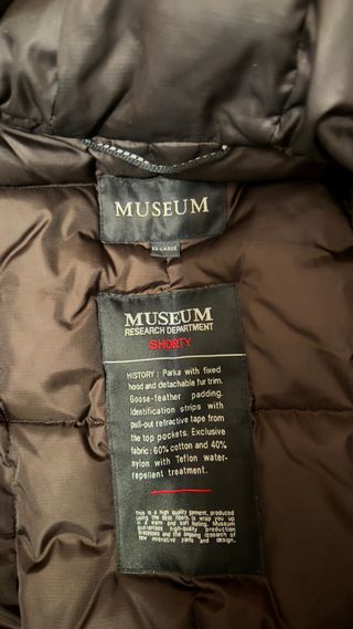 Museum parka bomber invernale