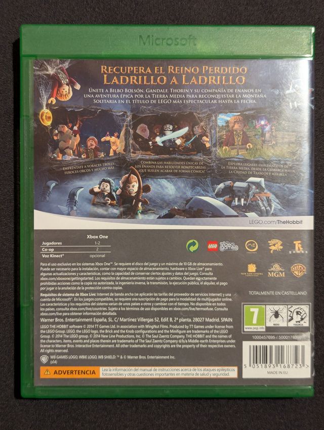 Xbox one - lego el hobbit