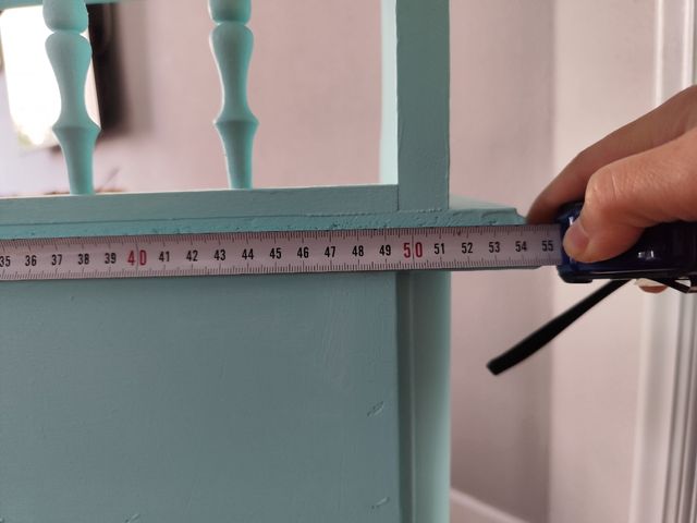 Mesita de noche vintage restaurada