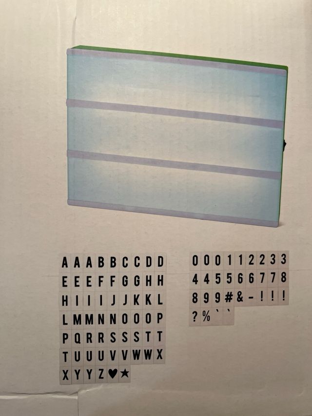 Letrero luminoso verde