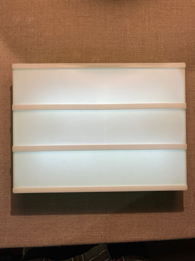 Letrero luminoso verde