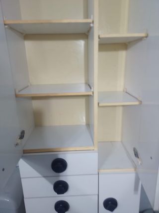 Mueble baño blanco